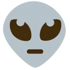 face with rolling eyes + alien