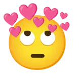 face with rolling eyes + heart with arrow