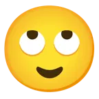 face with rolling eyes + relieved face