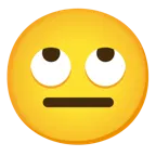 face with rolling eyes + expressionless face