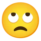 face with rolling eyes + unamused face