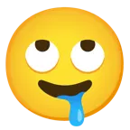 face with rolling eyes + drooling face