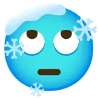 face with rolling eyes + cold face