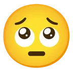 face with rolling eyes + pleading face