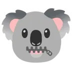 ağzı fermuarlı yüz + koala