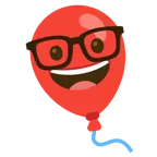 Strebergesicht + Luftballon