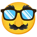 Strebergesicht + verkleidet