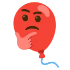 düşünen yüz + balon