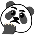 düşünen yüz + panda