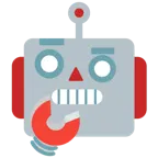 düşünen yüz + robot