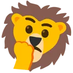 düşünen yüz + aslan