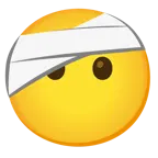 Gesicht mit Kopfverband + Gesicht ohne Mund