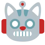 Roboter + Katzengesicht