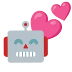 Roboter + zwei Herzen