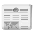 Roboter + Zeitung