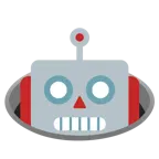 Roboter + Loch