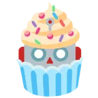 Roboter + Cupcake