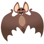 smiling face with open hands + bat