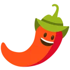 Gesicht mit Cowboyhut + Peperoni