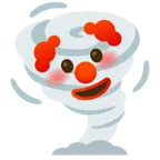 cara de payaso + tornado
