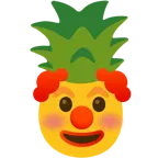cara de payaso + piña