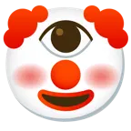 cara de payaso + ojo