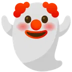 cara de payaso + fantasma