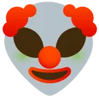 cara de payaso + alienígena