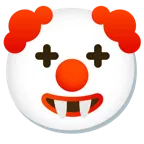 cara de payaso + murciélago