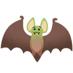 würgendes Gesicht + Fledermaus
