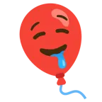 salya akıtan yüz + balon