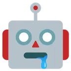 salya akıtan yüz + robot