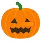 faccina bugiarda + zucca di Halloween