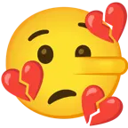 faccina bugiarda + cuore infranto