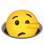 faccina bugiarda + buco