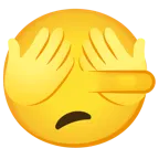 faccina bugiarda + non vedo