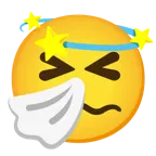 niesendes Gesicht + schwindlig