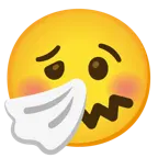 niesendes Gesicht + schwindeliges Gesicht