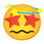 وجه بعينين على شكل نجمة + دوار