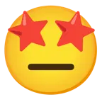 وجه بعينين على شكل نجمة + وجه محايد