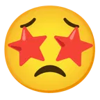 وجه بعينين على شكل نجمة + وجه جاد