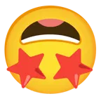وجه بعينين على شكل نجمة + وجه مقلوب