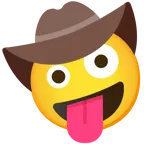 çılgın surat + kovboy şapkalı yüz