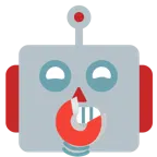 sus işareti yapan yüz + robot