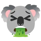 kotzendes Gesicht + Koala