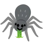 kotzendes Gesicht + Spinne