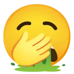 kotzendes Gesicht + gähnendes Gesicht