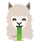 kotzendes Gesicht + Lama