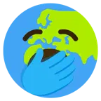 cara de bostezo + globo terráqueo mostrando Europa y África
