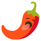 cara de bostezo + chile picante